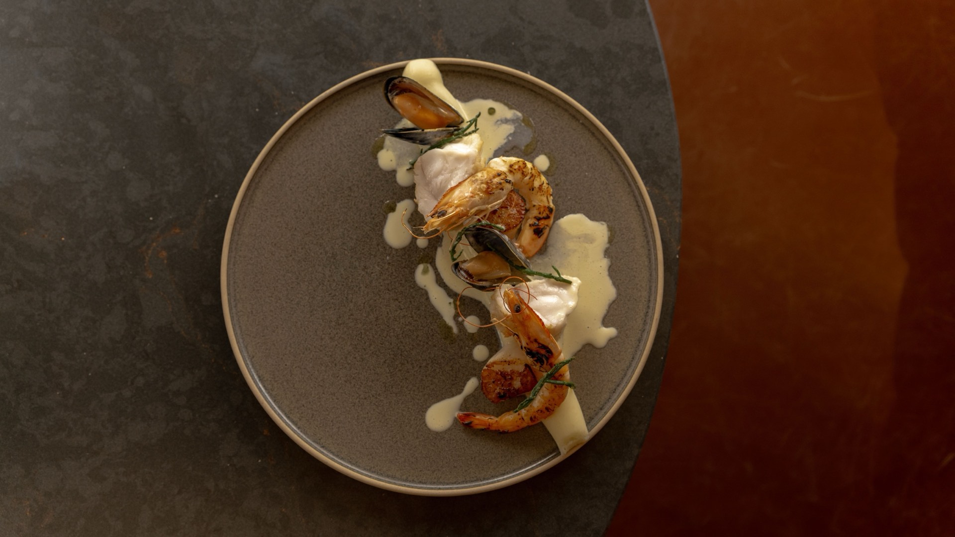 A gourmet seafood dish served at Mason's