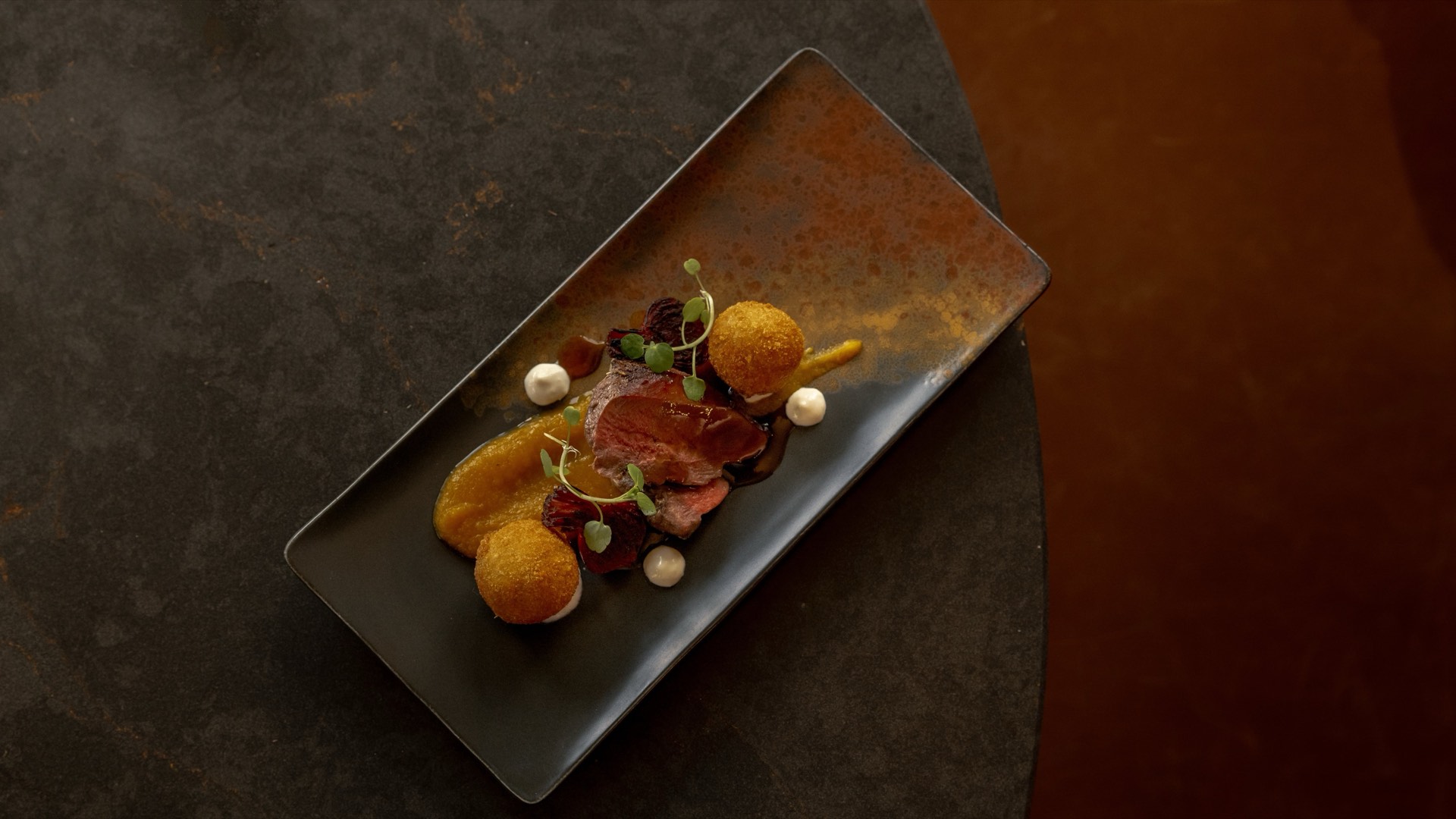Sharing dishes from the grazing lunch menu at Mason's